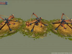 siege pack low poly - lite 3D Model