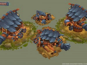 siege pack low poly - lite 3D Model