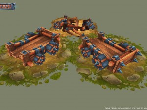 siege pack low poly - lite 3D Модель
