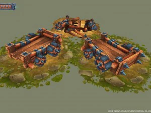 siege pack low poly - lite 3D Model