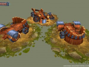 siege pack low poly - lite 3D Модель