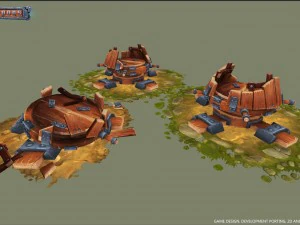 siege pack low poly - lite 3D Model