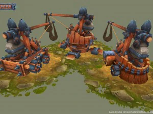 siege pack low poly - lite 3D Model