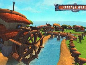 fantasy world pack low poly Model 3D
