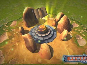 power-ups pack low poly 3D Model