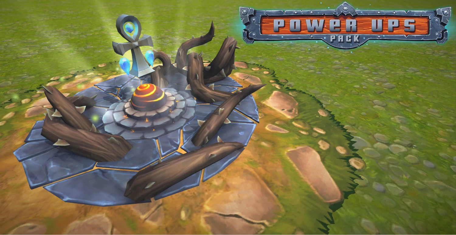 power-ups pack low poly 3D Model .c4d .max .obj .3ds .fbx .stl .blend