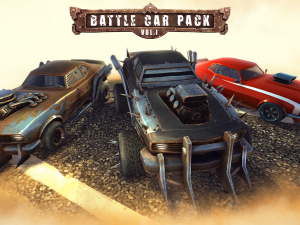 battle car pack vol1 3D 模型