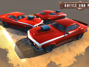 battle car pack vol1 Modelo 3D
