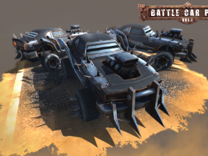 battle car pack vol1 Modelo 3D