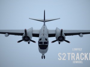 lowpoly grumman s-2 tracker 3D Model