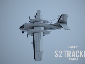 lowpoly grumman s-2 tracker 3D Model