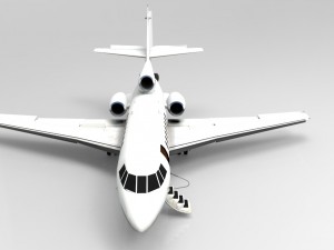 dassault falcon 50 3D Model