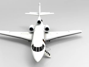 dassault falcon 50 3D Model