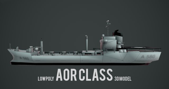 lowpoly aor class ship Modèle 3D .c4d .max .obj .3ds .fbx .stl .blend 