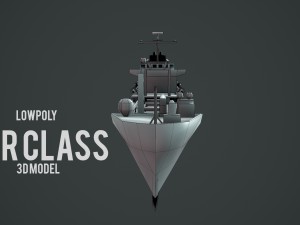 lowpoly aor class ship Modèle 3D
