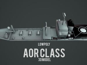 lowpoly aor class ship Modèle 3D