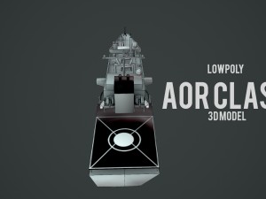 lowpoly aor class ship Modèle 3D