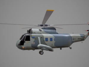 sh-3 sea king germany 3D Model