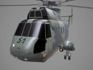 sh-3 sea king germany 3D Model