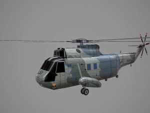 sh-3 sea king germany 3D Model