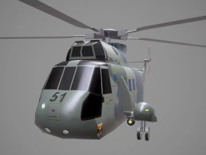 sh-3 sea king germany 3D Model