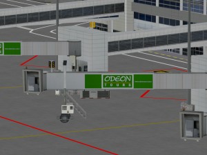 lowpoly international antalya airport 3D Model