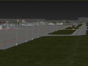 lowpoly international antalya airport 3D Model