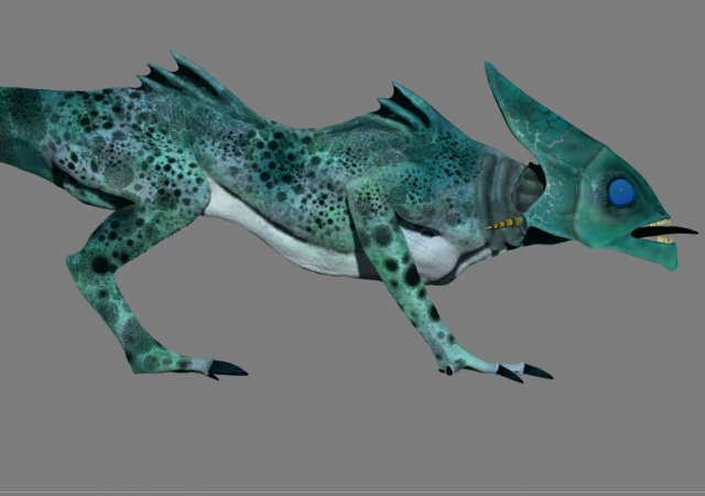 monster design 3D Model .c4d .max .obj .3ds .fbx .stl .blend 