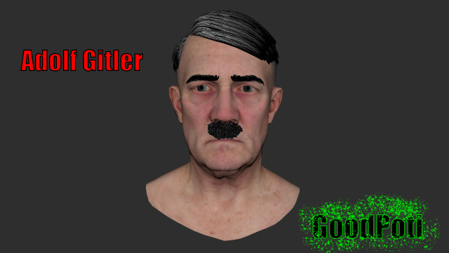 adolf gitler 3D Model .c4d .max .obj .3ds .fbx .stl .blend 