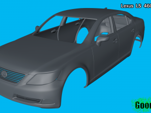 lexus ls 460 vehicle 3d print model 3D Print Model