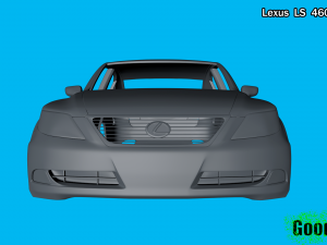 lexus ls 460 vehicle 3d print model 3D Принт Модель