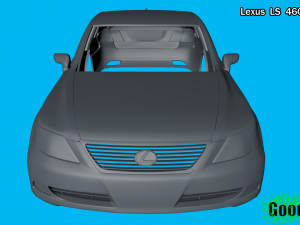 lexus ls 460 vehicle 3d print model 3D Принт Модель