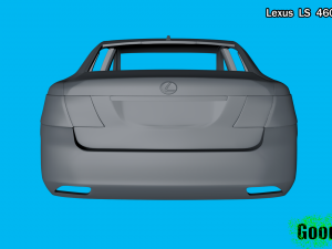 lexus ls 460 vehicle 3d print model 3D Принт Модель