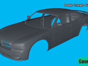 dodge charger super bee 3d print model Modelo de impresión 3D