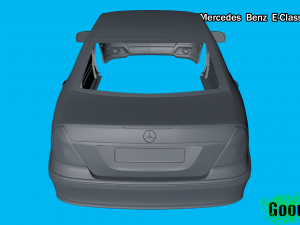 mercedes benz e-class sedan 3d print model 3D Принт Модель