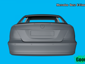 mercedes benz e-class sedan 3d print model 3D Принт Модель