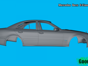 mercedes benz e-class sedan 3d print model 3D Принт Модель