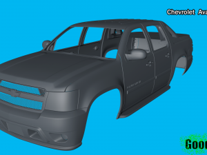 chevrolet avalanche 3d print model 3D Print Model
