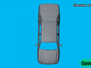 chevrolet avalanche 3d print model Model Cetak 3D