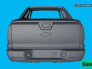 chevrolet avalanche 3d print model 3D Print Model