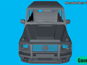mod&egrave;le d'impression 3D de Mercedes-Benz G500 4x4 Modèles 3D en vedette