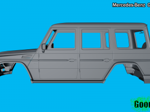 mercedes-benz g500 4x4 3d print model Modelo de Impressão 3D