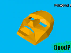 polygonal mask 3D Print Model