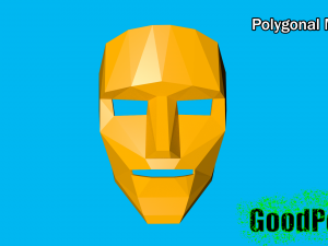 polygonal mask 3D Print Model