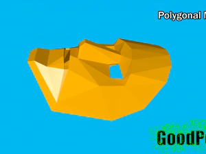 polygonal mask 3D Print Model
