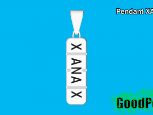 pendant xanax 3D Print Model
