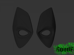 deadpool mask v2 Model Cetak 3D