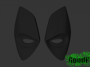 deadpool mask v2 Model Cetak 3D