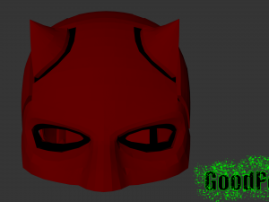daredevil mask Modèles 3D en vedette