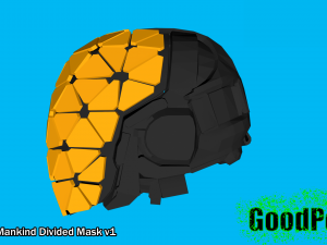 deus ex mankind divided mask v1 3D Print Model